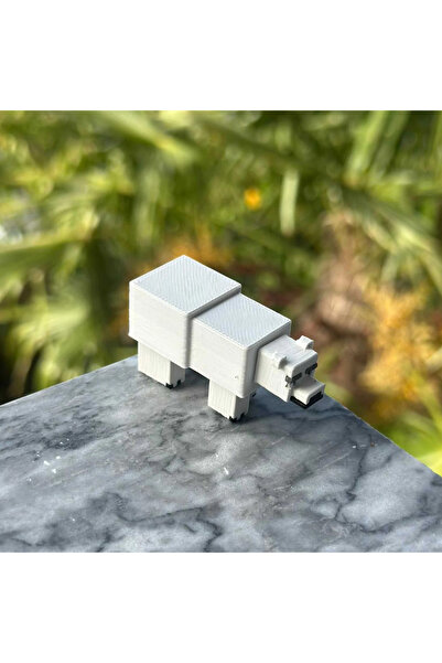 vahobi3d Kutup Ayısı Minecraft Figürü – Koleksiyonluk Masa Üstü Dekor