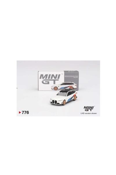mini gt 776 BMW M3 M Touring Alpine White 1/64 Model Araba