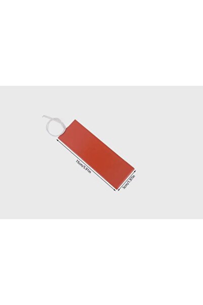 ÇINAR HOBİ Silikon Isıtıcı Ped 12v, Kuluçka , Tava, Tank Isıtma 5x15cm