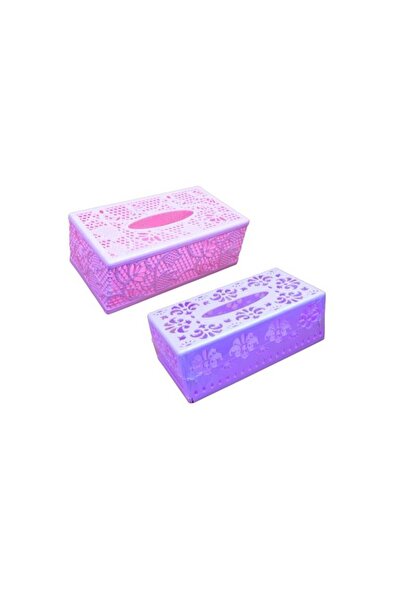MEVEN Set Beauty Colored Plastic Tissue Box - Multicolor - One Piece