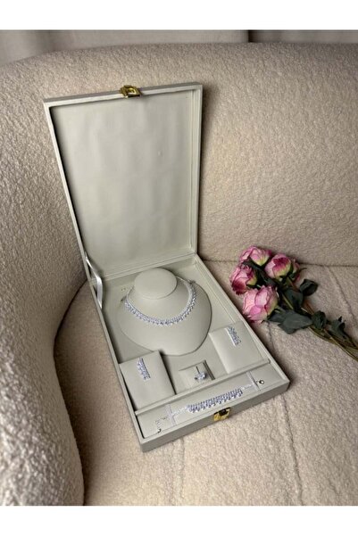 vanus fashion طقم اكسسوار كريستال A431