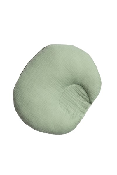 Kidizi Mint Muslin Baby Pillow Against Plagiocephaly