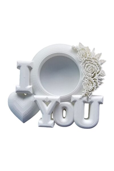OEM Photo Frame 'I Love You', White