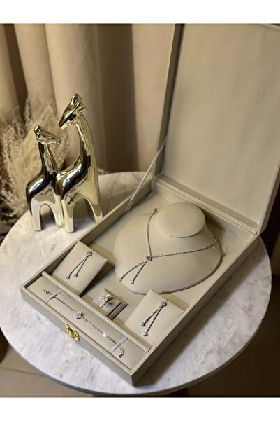 vanus fashion طقم اكسسوار كريستال A461