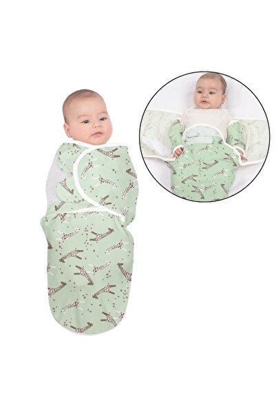 Kidizi Sistem de infasat reglabil din bumbac cu maneci 0-3 luni Upgraded Gira...