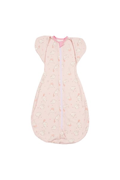 Kidizi Swaddel Confort UP Elefun Pink convertible swaddling system into a sle...