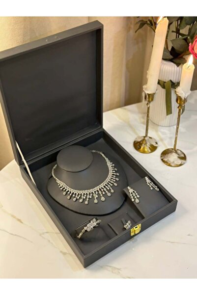 vanus fashion طقم اكسسوار زيركون A326