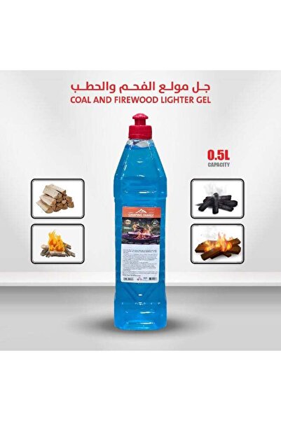 CAMPING FAMILY Charcoal and Wood Ignition Gel for Easy Burning 0.5L