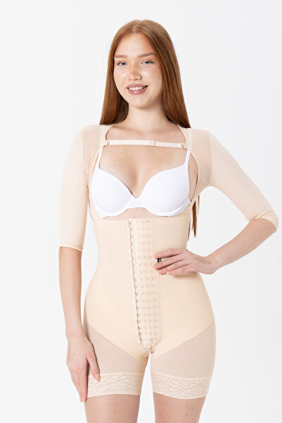 H&A Korse Stage 2 Sleeve Short Shorts Corset Medical Liposuction Abdominal Tu...