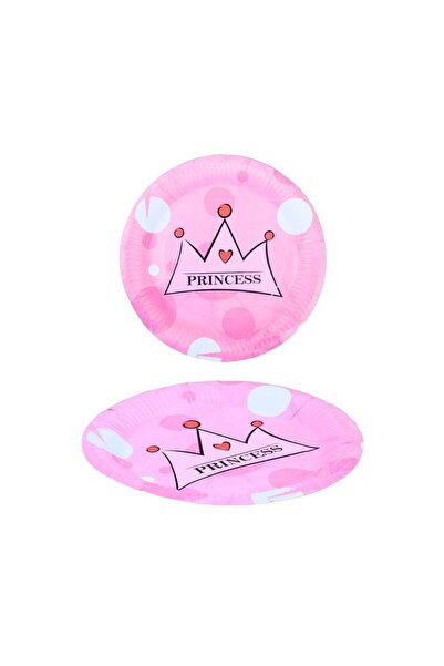 Meven Set Beauty Party paper/cardboard plates for boys and girls - blue & pin...