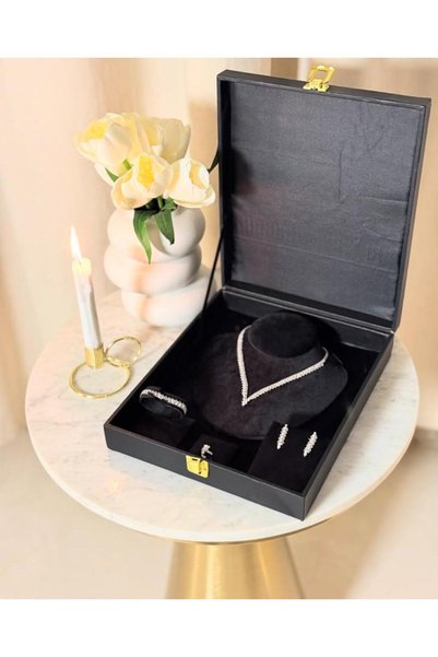vanus fashion طقم اكسسوار A1166 (لونين)