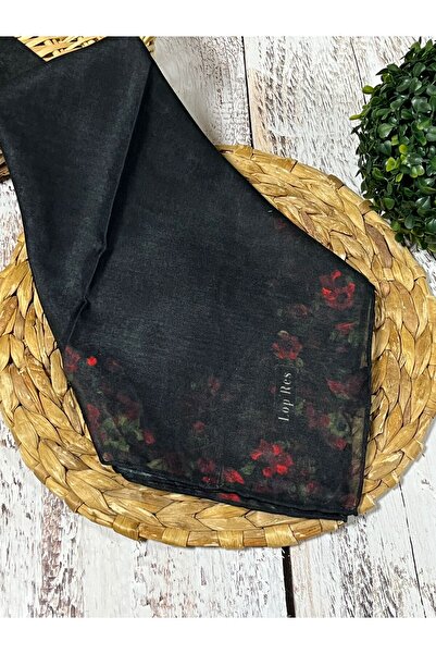 Aydmr Aksesuar Lopres Çiçek Detaylı Pamuk Soft Eşarp 50025