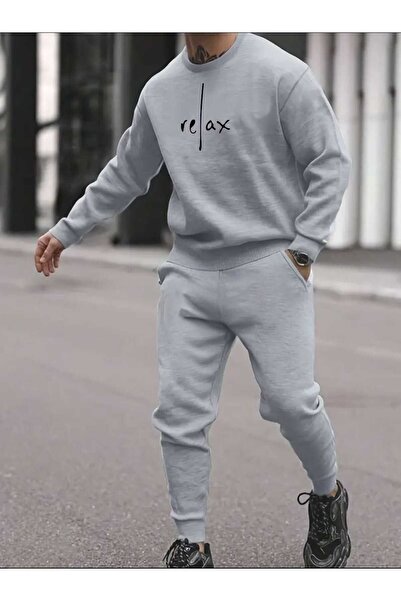 tkn your style Set pentru bărbați RELAX ALT TOP, cu design cu imprimeu la mod...