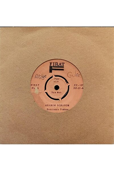 Kadıköy Plak Kulübü Semiramis Pekkan – Ararım Sorarım / Bir Gün Elime Düşersin 45'lik