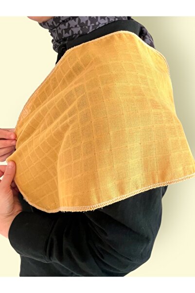 runbaby Single Layer Muslin Shoulder Cloth 25X50Cm - Mustard