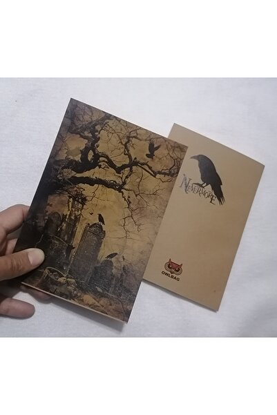 OWLBAG COMPANY حقيبة OWL BAG بتصميم خاص ذات مظهر عتيق ونمط قوطي لدفتر الانتظا...