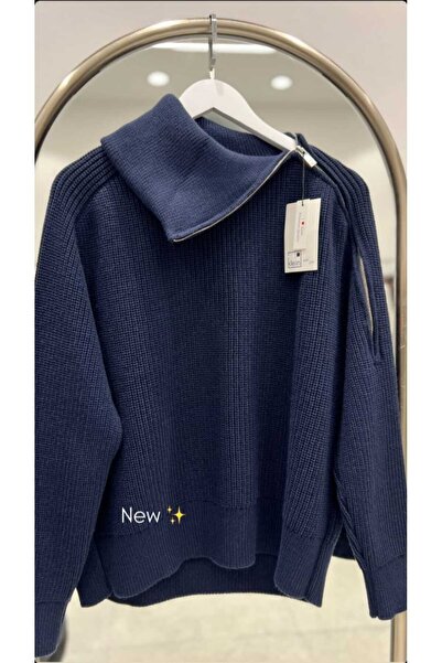 Klein Kadın Kazak Fermuar Detaylı