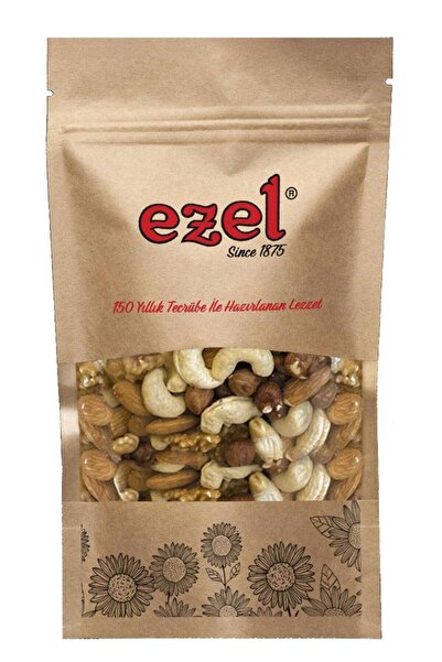 EZEL Kuruyemiş Doğal Dörtlü Karışık 500g – Zipli Ambalaj