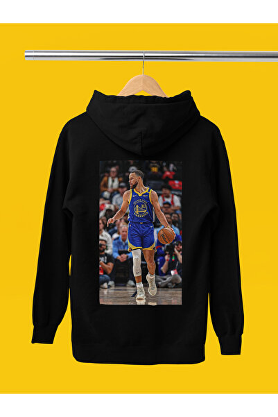 stil x ستيفن كوري سويت شيرت بغطاء رأس مطبوع عليه اسم ستيفن كوري