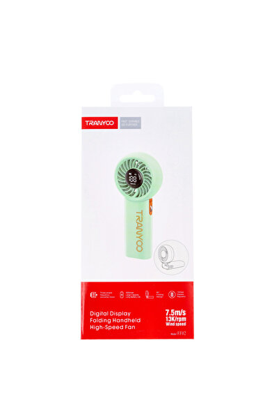 TRANYOO Portable High Speed ​​Foldable Fan FF02 Green