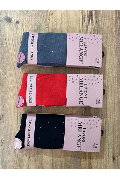 Livoni 3’lü kız Çocuk Külotlu Çorap