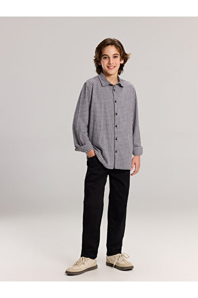 LC Waikiki Black Slim Fit boy's pants from plus-store