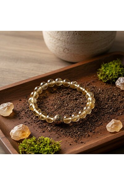 AYTENS TAKI سوار من حجر السترين الطبيعي الأصلي