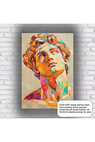 Hayat Poster statuie greacă antică pictură mdf estetică artistică poster din lemn