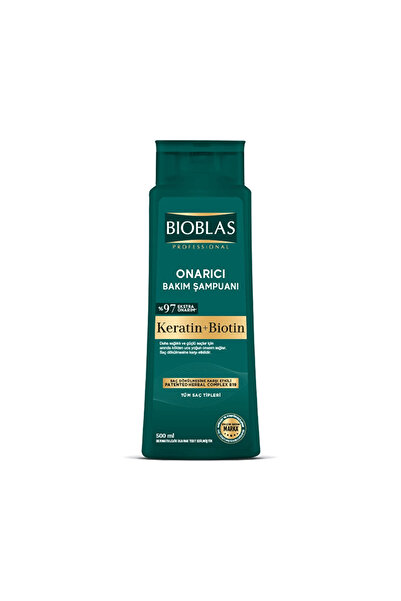 Bioblas Keratin & Biotin 500ml Onarıcı Bakım Şampuanı