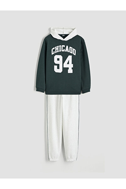 LC Waikiki Özmarka Νέα Σεζόν Αθλητική Φόρμα με Κουκούλα για Αγόρια