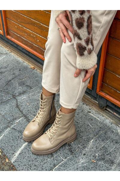 BerilinButiği Vizon Deri (Base) Hakiki Deri Kadın Postal