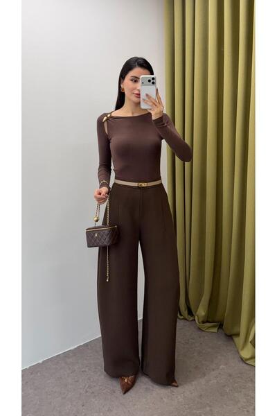 HAZELANNA Καφέ Παντελόνι Μπαλόνι