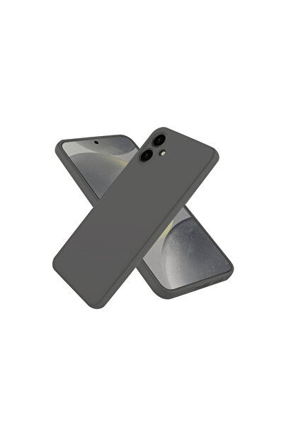 NewFace حافظة سامسونج جالاكسي A06 من السيليكون الأول - رمادي