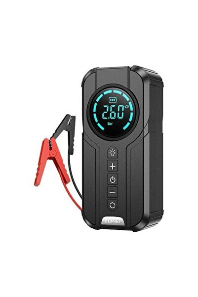 Osiaga 5-в-1 стартер за кола с компресор, 12 000 mAh външна батерия и LED фен...