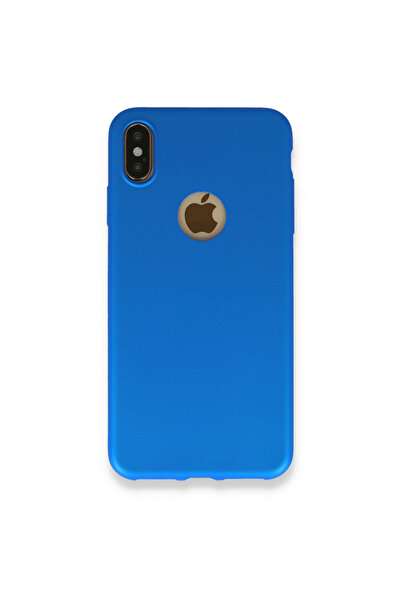 NewFace Iphone xs max case first silicone - blue