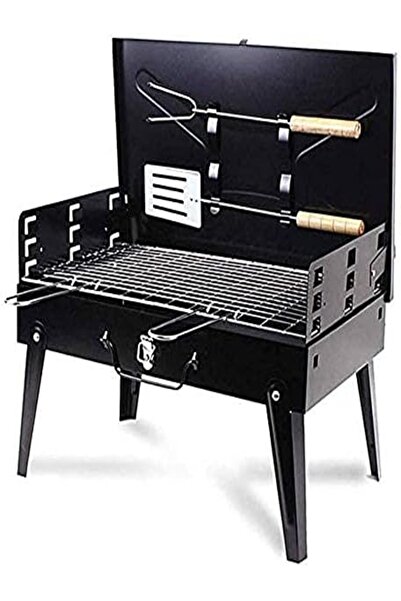 Osiaga Grătar portabil pe cărbuni, pliabil, din oțel și inox, pentru exterior