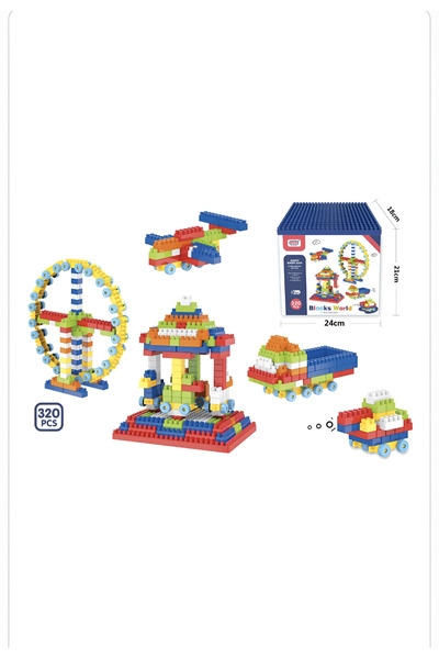 OEM Set Blocuri Construibile 320 Piese – Blocks World | Construcții Creative ...