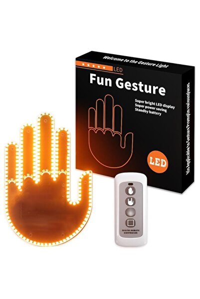 Fudisenn Semn luminos LED cu telecomanda, 203 LED-uri, 3 efecte, negru, 150x98x1mm