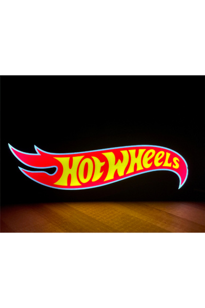 AtölyeMatris Hotwheels Lightbox Dekoratif Led Lamba Adaptör Dahil 25 x 22 x 3...
