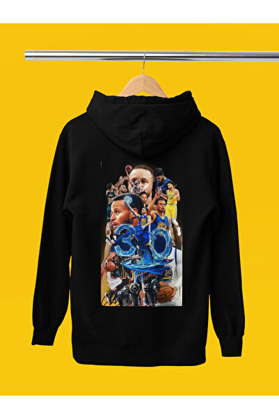 stil x ستيفن كوري سويت شيرت بغطاء رأس مطبوع عليه اسم ستيفن كوري