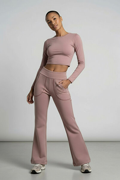 Sour Cherry Flexy İ Flared Adın Soft Winter Tights with Furry Inside