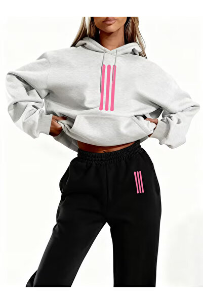 PENTHİLUS طقم رياضي للجنسين مكون من بغطاء رأس خيوط K - طقم رياضي كبير الحجم