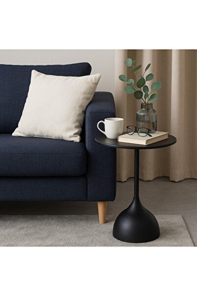 SADANHOME Side table, modern coffee table for living room and bedroom, 57x38 cm