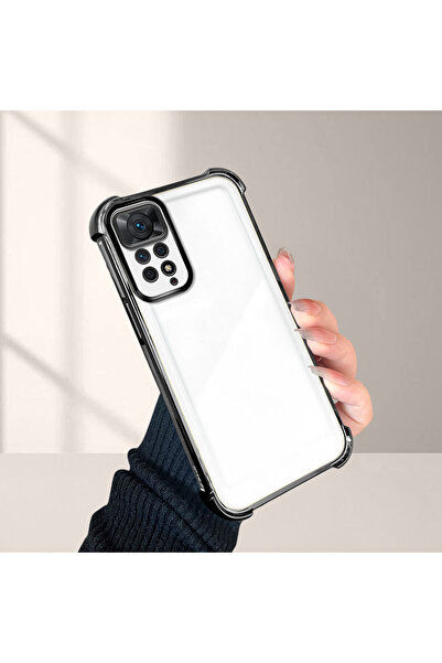 Hontinga غطاء هاتف شفاف من السيليكون مضاد للسقوط متوافق مع هاتف شاومي ريدمي ن...