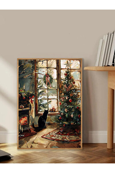 Tuba Decor Tablo dintr-o singură bucată cu rame din lemn pentru sufragerie, s...