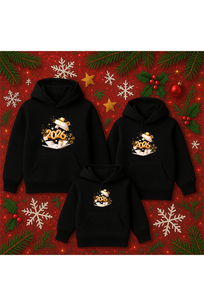 SVART WEAR Combinație de familie de Anul Nou Mamă Tată Copil Crăciun Crăciun ...