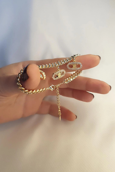 SelinDiamond سوار سلسلة من حجر الزركون