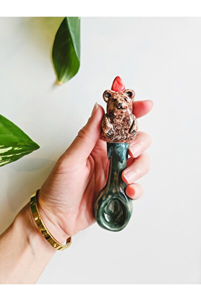 WEBBMODA El yapımı ayıcık kaşık yeniyıl