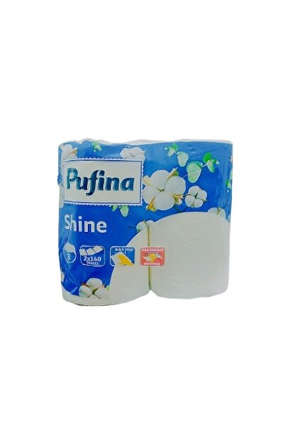 PUFINA Prosop de hârtie strălucitor, 2 role, 2x140