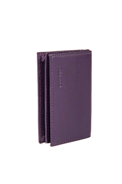 Grande Genuine Leather Plum Card Holder